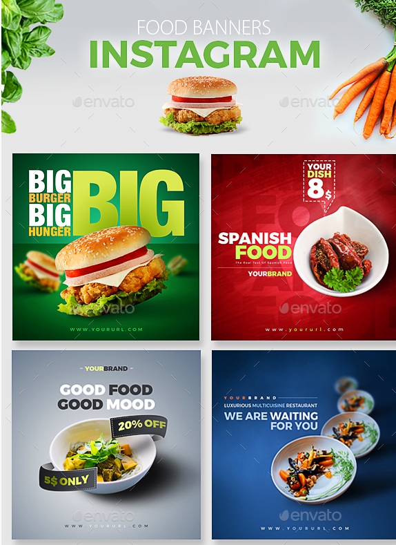 50 Food Instagram Banners by graycells-graphic.jpg